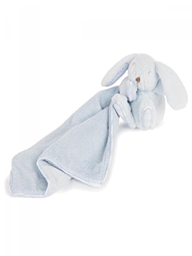 TARTINE ET CHOCOLAT - Doudou Lapin bleu ciel 24 X 24 cm bébé garçon Tartine et Chocolat