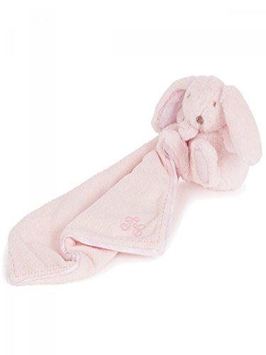 TARTINE ET CHOCOLAT - Doudou Lapin rose poudre 24 X 24 cm bébé filleTartine et Chocolat