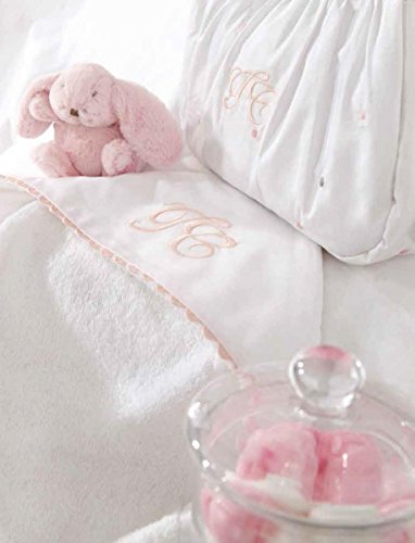 TARTINE ET CHOCOLAT - Doudou Lapin rose poudre 24 X 24 cm bébé filleTartine et Chocolat