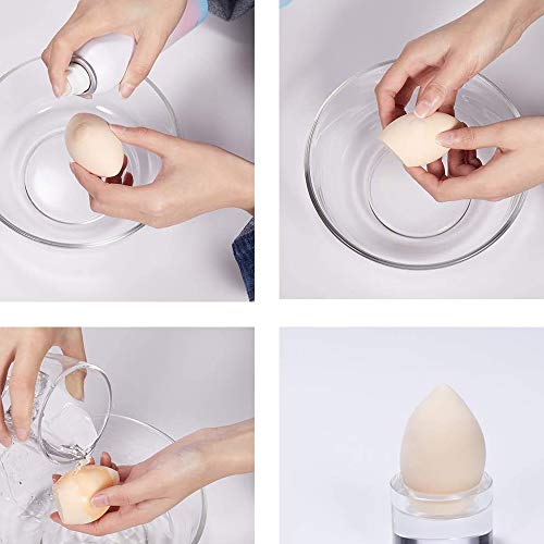 TATAKI 5 Unidades Esponja Maquillaje, Set de Makeup Blender Beauty para Base de Maquillaje, Ideal para Líquidos, Cremas y Polvos