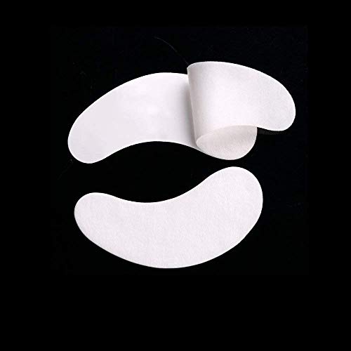 TBPHP 50 Pcs Parches Eye Gel Pads,pestañas Lash Extension Pads Sin pelusa Under Eye Gel Parches Beauty Tool para Pro Salon Extensión individual de pestañas