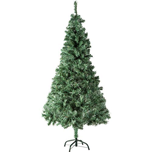 TecTake Árbol de Navidad Artificial con Soporte Metálico tamaños - (180 cm | 533 Ramas | Verde | No. 402820)