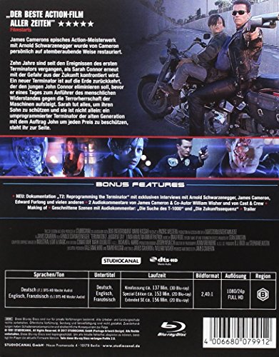 Terminator 2 - Steelbook  (+ Blu-ray 2D) (SE) [Blu-ray]