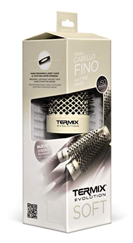 Termix Evolution Soft Ø60- Cepillo térmico redondo con fibras especialmente diseñadas para cabellos delicados. Disponible en 8 diámetros y en formato Pack.