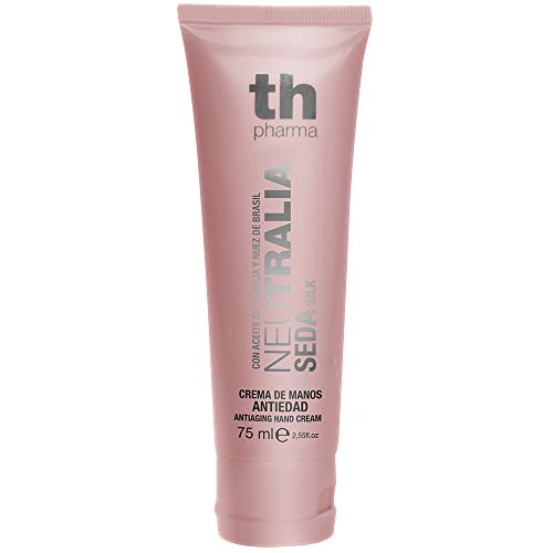 Thader Th Pharma - Crema de Manos Neutralia Antiedad Efecto Seda con Aceite de Camelia y Nuez de Brasil, 75 ml