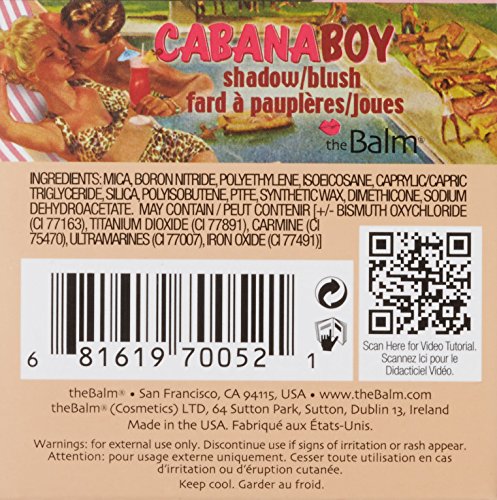 The Balm Blush CabanaBoy Rose Róż do policzków
