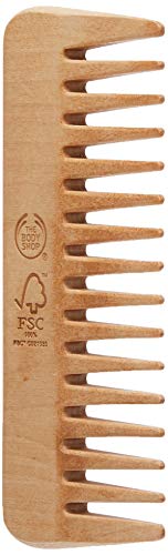 The Body Shop - Peine para desenredar todo tipo de cabellos, hecho de madera de abedul