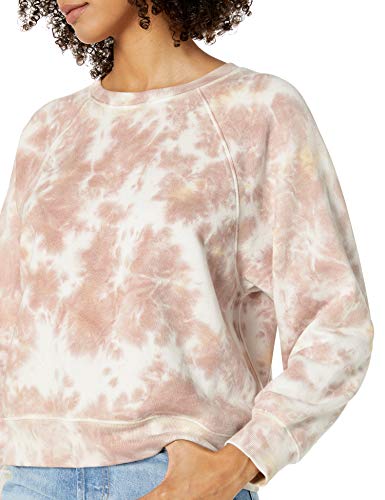 The Drop Caroline Sudadera de Manga Larga Con Forro Polar para Mujer, Desteñido canela, 3X