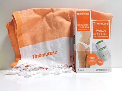 THIOMUCASE PACK STICK ROLL-ON 75ML + CREMA REDUCTORA 200 ML + PAREO/TOALLA