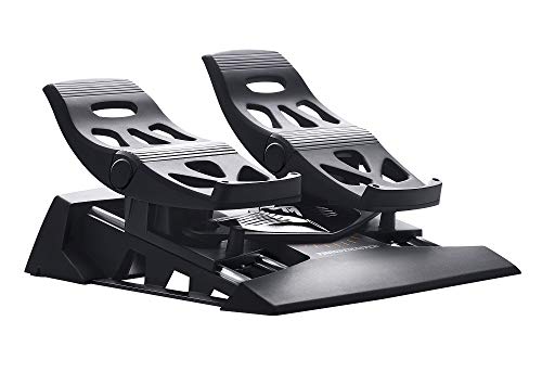 Thrustmaster T.Flight Rudder Pedals - PC / PS4 - Dos Pedales de Freno diferencial Grandes - Compatible con Todos losjoysticks del Mercado