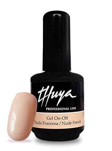 Thuya On-Off, Esmalte de gel de uñas (Tono Nude) - 14 ml.