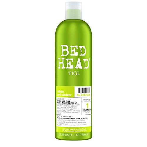 Tigi Bed Head Urban Antidotes Re-Energize Tween, Champú y acondicionador. 750 ml, pack de 2 unidades