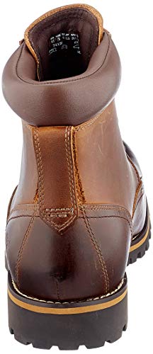 Timberland Rugged 6 Inch Plain Toe Waterproof, Botas Hombre, Marrón (MD Brown Full Grain), 42 EU