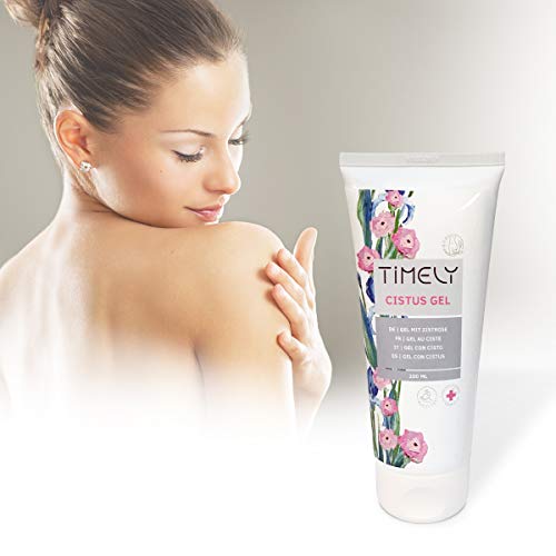 Timely - Gel corporal y facial de jara para pieles grasas y con tendencia acnéica, 200 ml