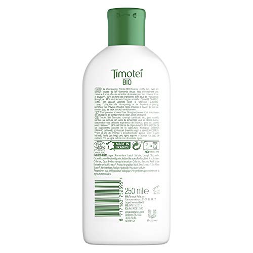 Timotei Bio - Champú para Cabello Normal con extracto de Almendra - 250 ml