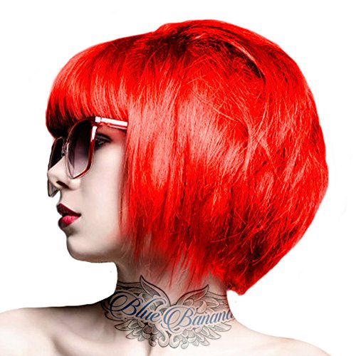 Tinte Capilar Semi-Permanente Crazy Color (Fire Red) + GRATIS Estuche Blue Banana Sugar Skull