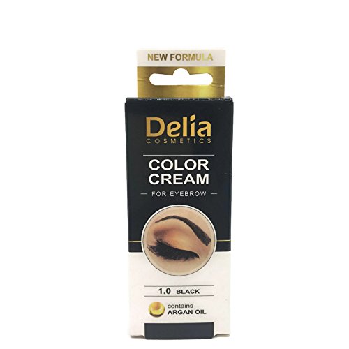 Tinte profesional para ceja y pestaña, 15ml KIT Delia Negro/Marrón/Marrón Oscuro (Negro)
