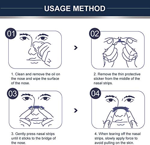 Tiras Nasales Anti Ronquidos,Dweyka 30 ps Ayuda Ideal para Dejar Roncar -Evitan la Apnea del Sueño y la Congestión Nasal y Roncan Menos Dispositivos y Ayuda para la Respiración Nasal