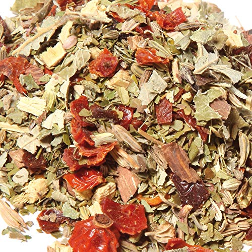 Tisanas. Té Adelgazante de Hierbas. Con mate verde, escaramujo, hinojo, regaliz, anís y hojas de mora y hojas de abedul. Alta Calidad. No aromatizado. Antioxidante. Diurético. 100 g.