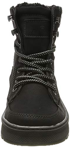 Tom Tailor 7991202, Botines para Mujer, Negro (Black 00001), 39 EU