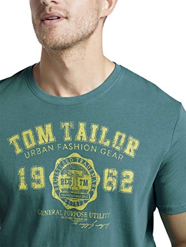 Tom Tailor Logo T-Shirt Camiseta, 21178, L para Hombre