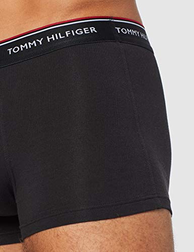 Tommy Hilfiger 3p Trunk Bóxer, Negro (Black 990), Medium (Pack de 3) para Hombre