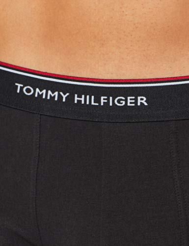 Tommy Hilfiger 3p Trunk Bóxer, Negro (Black 990), Medium (Pack de 3) para Hombre