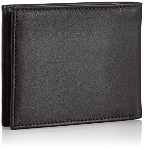 Tommy Hilfiger Eton Mini CC Wallet, Cartera para Hombre, Black 990, 11x9x2 cm (B x H x T)