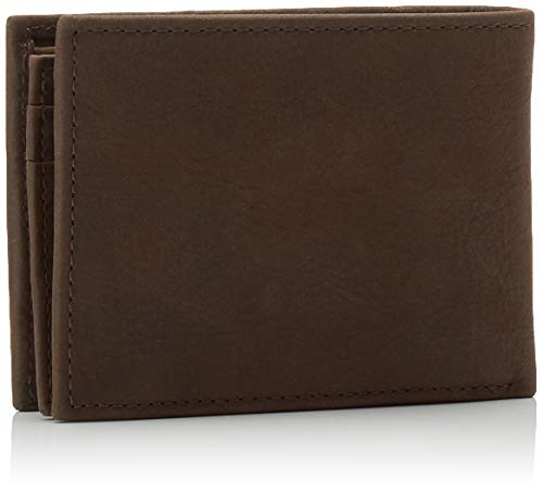 Tommy Hilfiger JOHNSON MINI CC FLAP AND COIN POCKET, Cartera Hombre^Mujer, Brown, OS