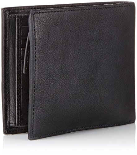 Tommy Hilfiger Johnson Trifold - Cartera para Hombre, Color Black 990, Talla 13x10x3 cm (B x H x T)