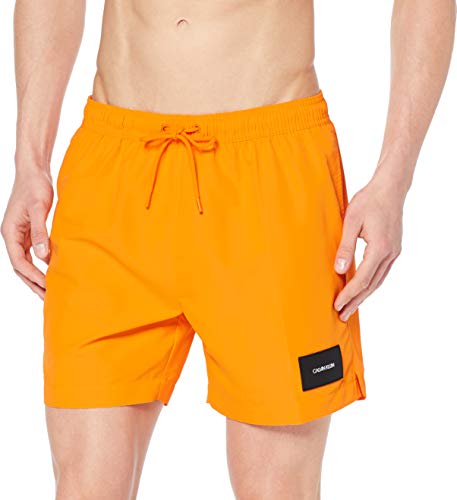 Tommy Hilfiger Medium Drawstring Bañador de natación, Naranja (Turmeric 804), M para Hombre