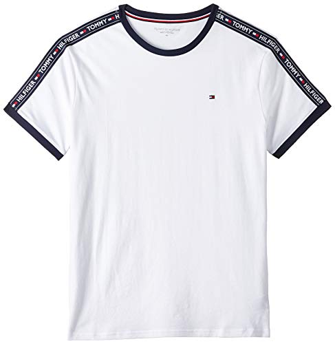Tommy Hilfiger RN tee SS Camiseta, Blanco (White 100), Medium para Hombre