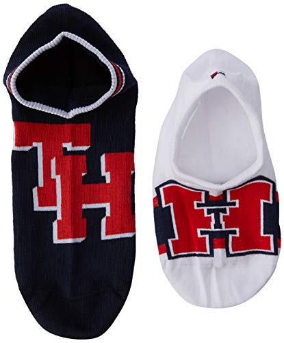 Tommy Hilfiger Th Unisex Sneaker Box 4p Calcetines, Azul (Dark Navy 322), 43-46 (Pack de 4) para Hombre