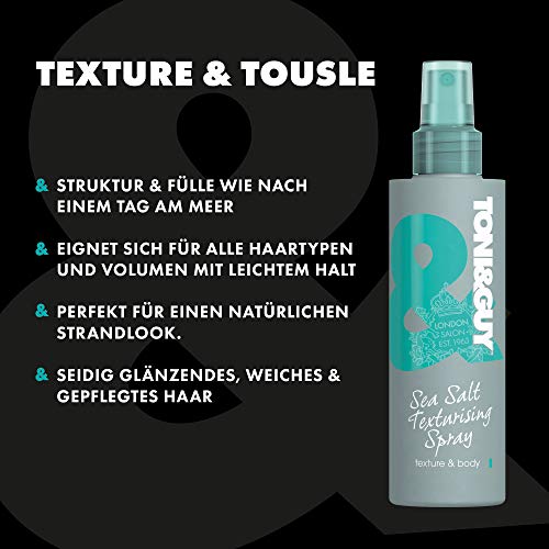 Toni & Guy Sea Salt Texturizing Spray - 200 ml