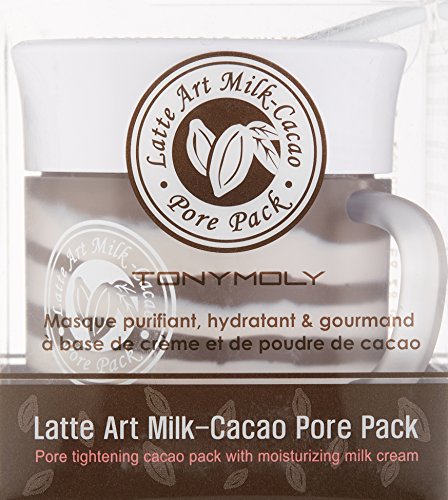 Tony Moly - Latte Art Milk Cacao Pore Care Pack, Mascarilla Para Poros, 85 gr