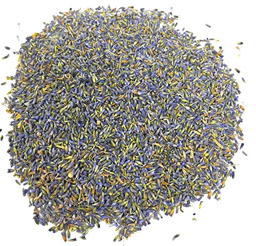 TooGet Brotes de Lavanda Ultra Fragantes, 100% de Las Tierras Altas Crudas Cultivan Flores de Lavandula x Intermedia (Lavandin) Al por Mayor, Flores de Lavanda de Grado Superior - 225g