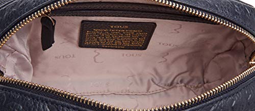 TOUS Bandolera Sherton, Bolso Mujer, Azul (Marino), 19x14x5 cm (W x H x L)