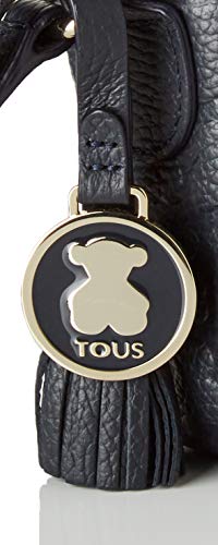 TOUS Bandolera Sherton, Bolso Mujer, Azul (Marino), 19x14x5 cm (W x H x L)