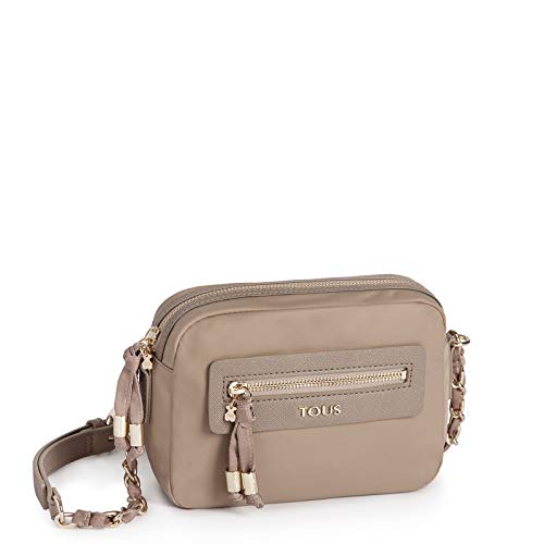 Tous Jacalanda Brunock Chain, Bolso Bandolera para Mujer, Beige (Topo 595810118), 19.5x14.5x7 cm (W x H x L)