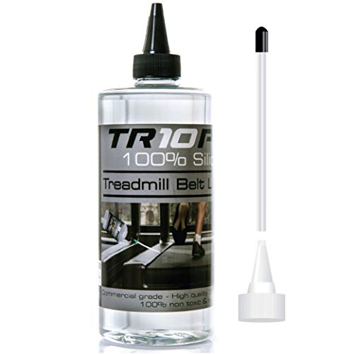 TR10Pro 100% Aceite de silicona Lubricante para la cinturón de la Caminadora de 500ml de control extra largo Aplicador de flujo fácil de usar en todas las Caminadoras