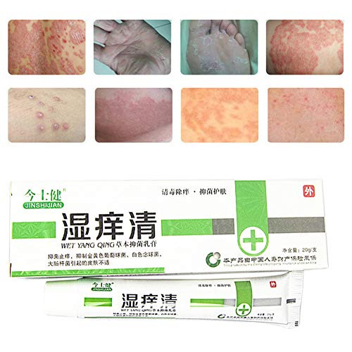 Tratamiento antiinflamatorio antipicazón para psoriasis, eccema, dermatitis, extracto de hierbas chinas, 20 g