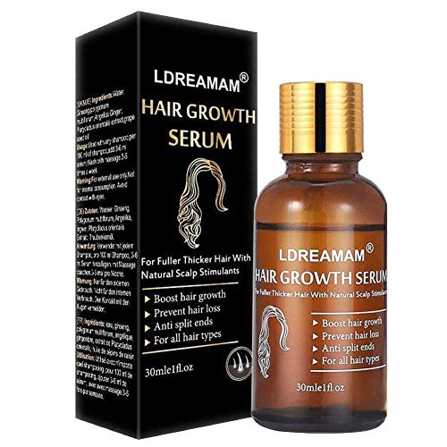 Tratamiento para el Cabello,Crecimiento del Cabello,Tratamiento Cabello,Aceite para Crecimiento del Cabello,Hair Serum,Estimula el Crecimiento Cabello para Hombres y Mujeres