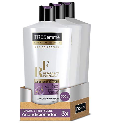 TRESemmé Acondicionador Repara y Fortalece - Paquete de 3 x 700 ml - Total: 2100 ml