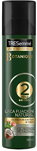 TRESemmé - Laca Fijación Natural con agua de cactus y coco - 250 ml, Negro (115231)