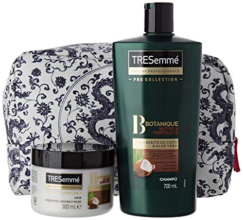 TRESemmé Necesser Botanique Champú 700 ml + Mascarilla 300 ml ( bolso de colores surtidos)
