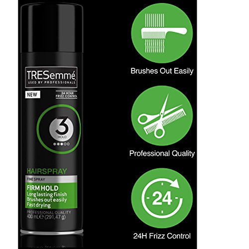 Tresemme - Spray de pelo firme para un aspecto profesional para hombres y mujeres de todos los tipos de cabello y colores, paquete a granel (6 x 400 ml)