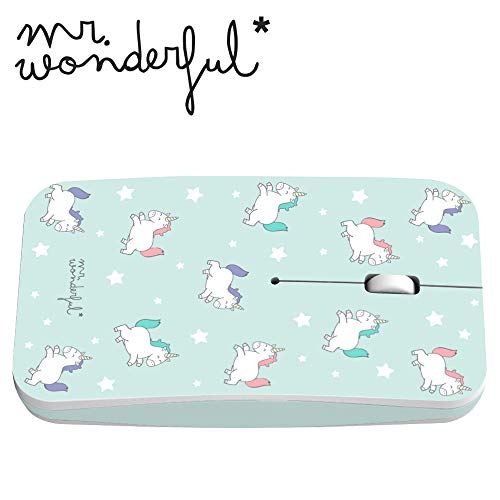 Tribe Mouse Wireless con Ricevitore USB Unicorns - Ratón Senza Fili Originale Mr Wonderful, MSC03800