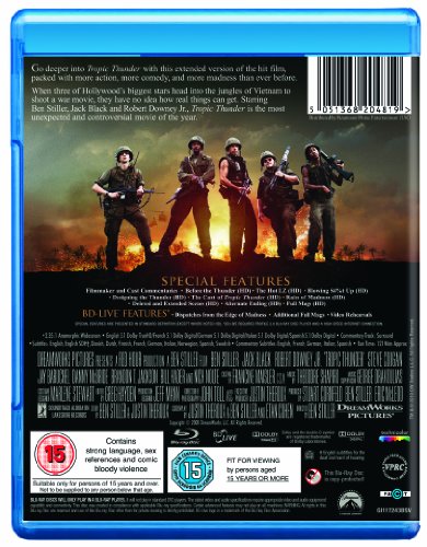 Tropic Thunder [Edizione: Regno Unito] [Reino Unido] [Blu-ray]