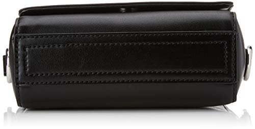 Trussardi Jeans T-easy Cacciatora Monocolor, bolso bandolera para Mujer, Negro (Black On Tone), 14x16x6 centimeters (W x H x L)