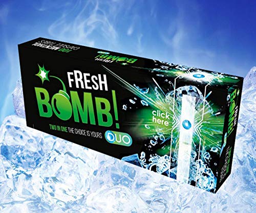 Tubos para rellenar con filtro de cápsulas aromáticas Fresh Bomb Menthol Click (5 Cajas, 500 Unidades)